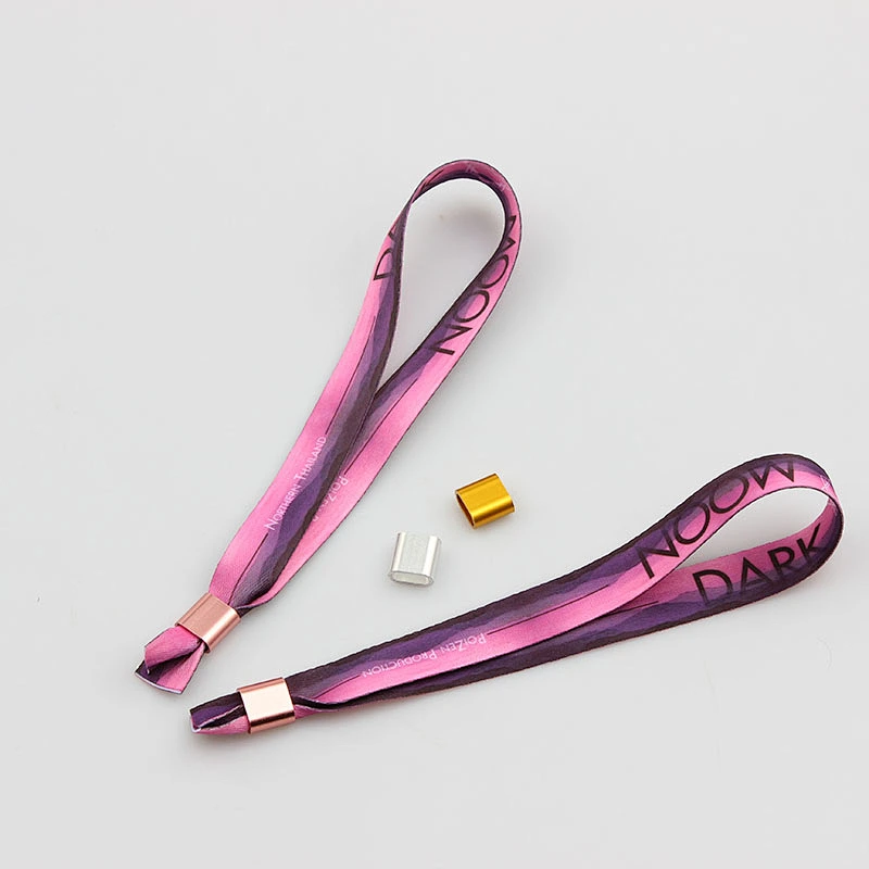 Hot Selling Event Festival Ribbon Sublimation Printed Polyester Wristband