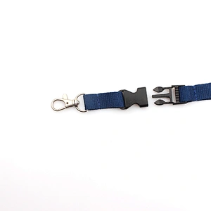 Personalised silk screen printing safety release custom logo neck strap key holder chain lanyard