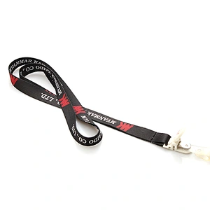 Wholesale cheap polyester neck lanyard