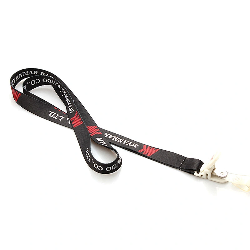 Wholesale cheap polyester neck lanyard