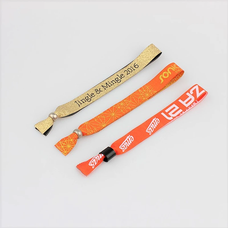 Custom Cloth Activity Party Festival Woven Wristband Bracelet