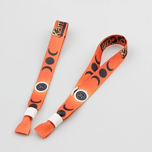 Hot Selling Event Festival Ribbon Sublimation Printed Polyester Wristband