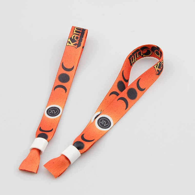 Hot Selling Event Festival Ribbon Sublimation Printed Polyester Wristband