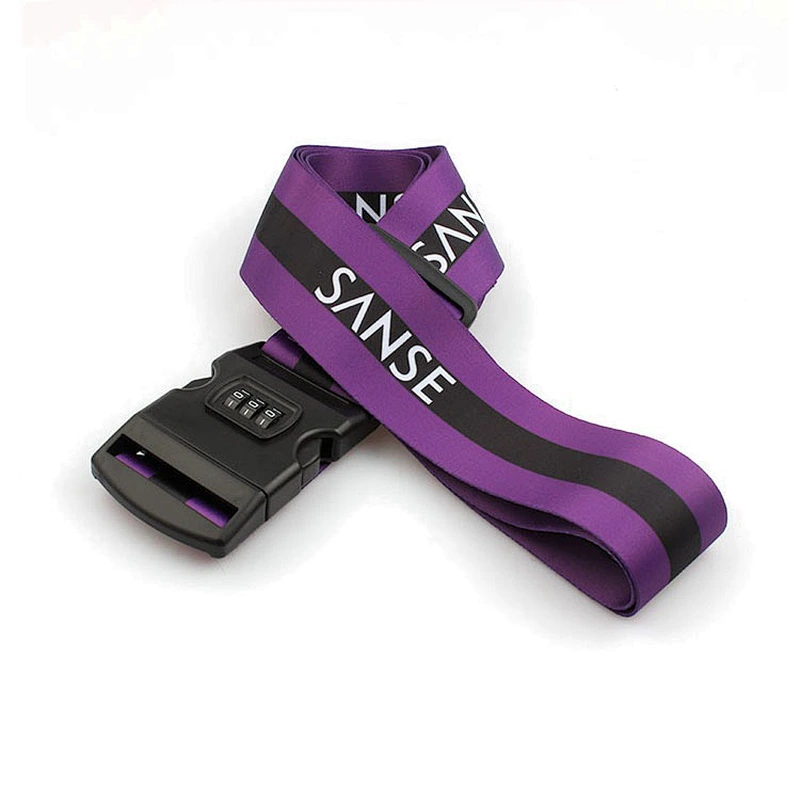 Adjustable Travel Luggage Strap Sublimation Custom Design Lock Belt Manufacturers