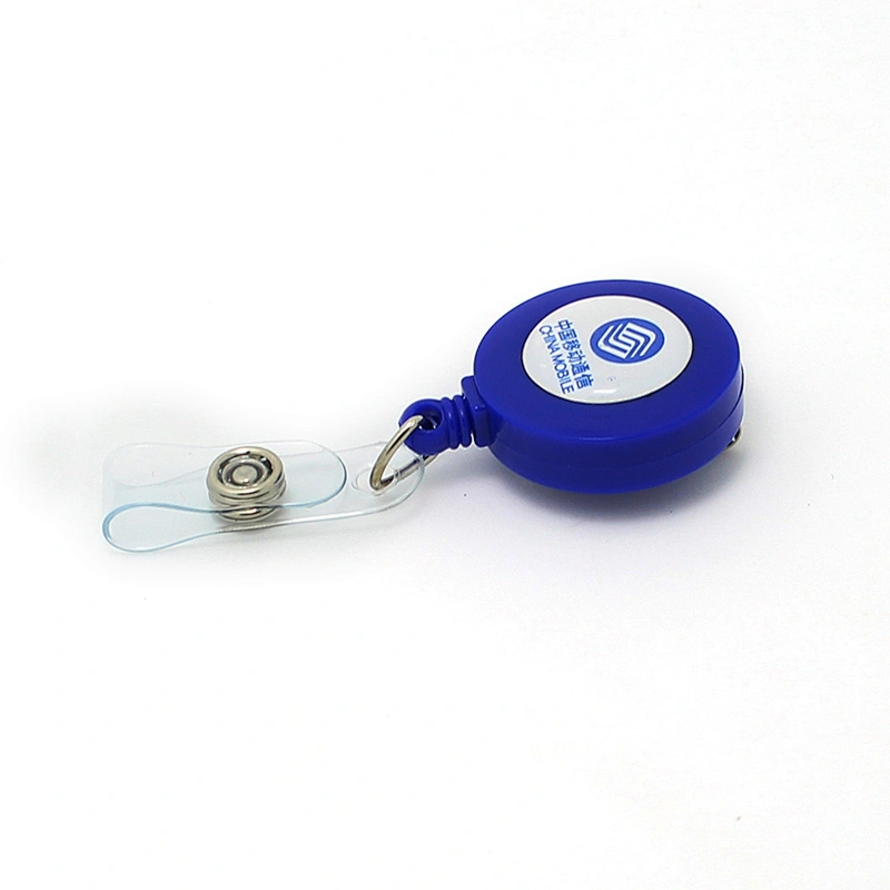 Good quality  plastic retractable badge reel with customized logo