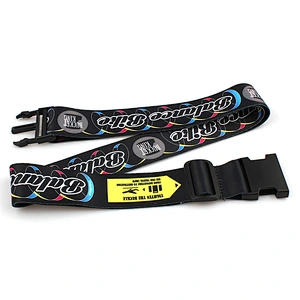 Hot-sale baggage polyester disconnected luggage belt for your selection