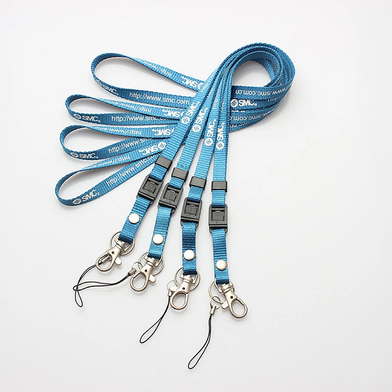 Factory bulk sale Polyester cheap lanyard without printing