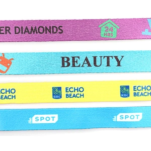 2019 New RPET recycled material print fashion wristband custom logo