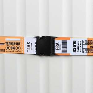 2019 new fashion promotional 5 cm polyester locking luggage strap