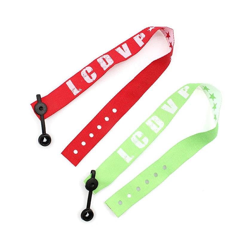 Factory supply custom business gift events woven wristbands