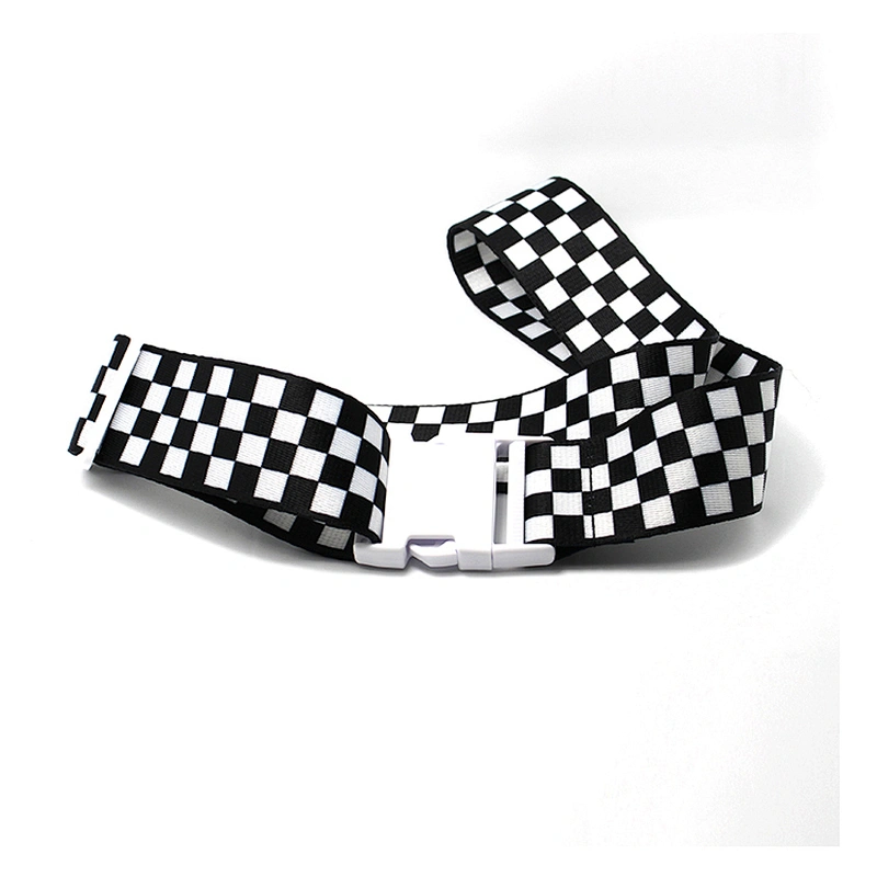 Wholesale low price airport personalized elastic luggage belt/strap with custom logo