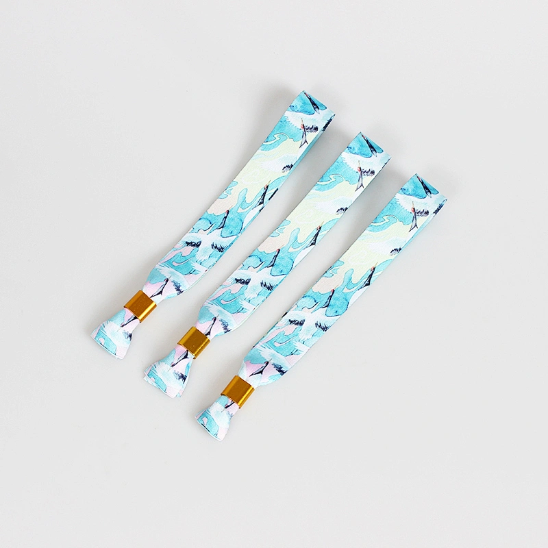 Custom sublimation bracelets one time plastic lock writsbands for party