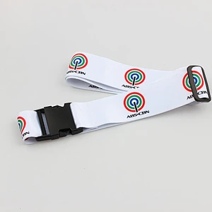 Travel Side Release Buckle Adjustable Luggage Suitcase Belt Strap