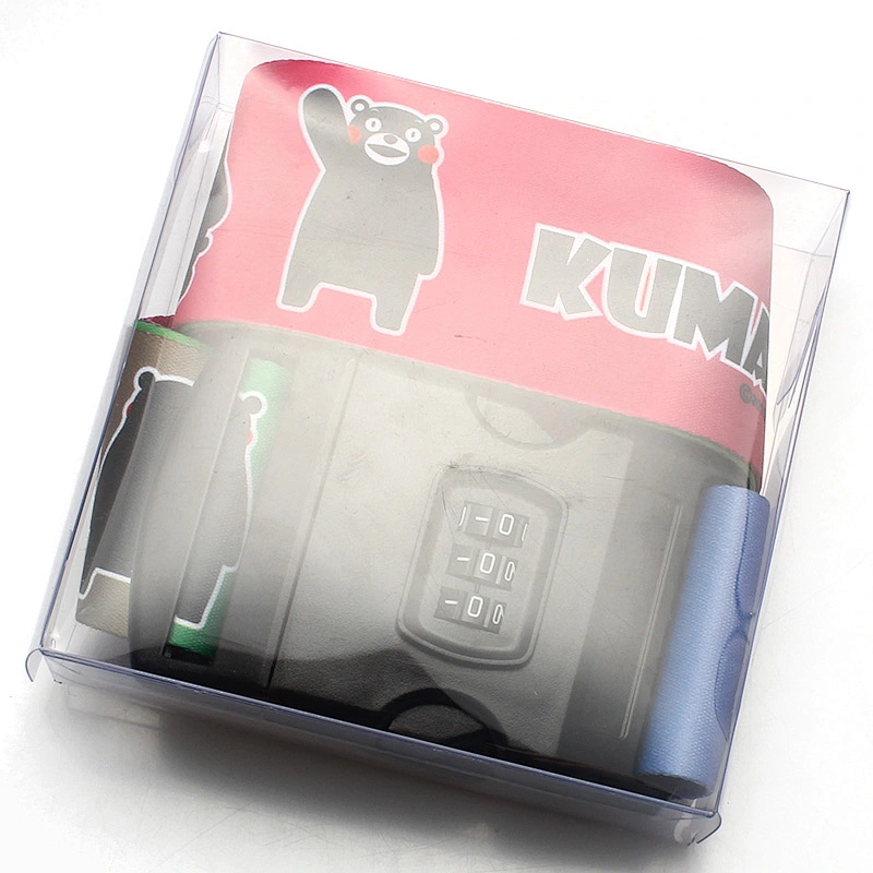Customized travel accessory digital lock luggage bag belt with different logo