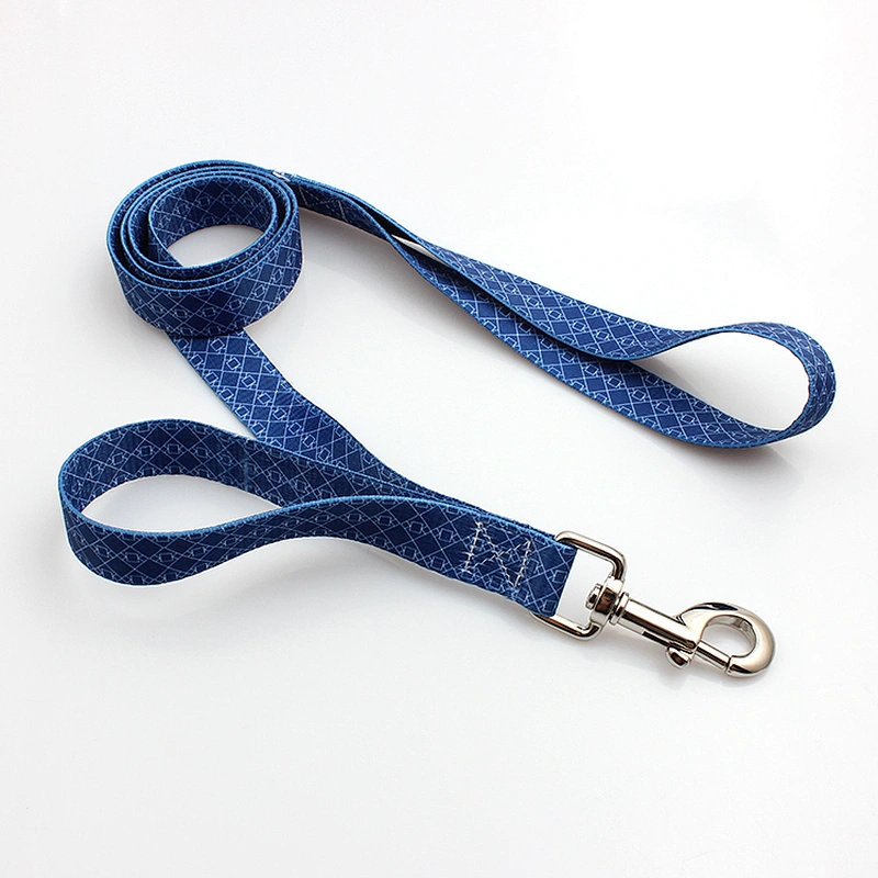 Wholesale custom made double handles dog lead leash