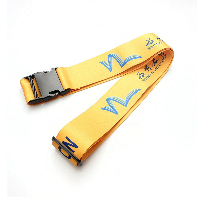 Sublimation suitcase belts luggage strap with release buckle