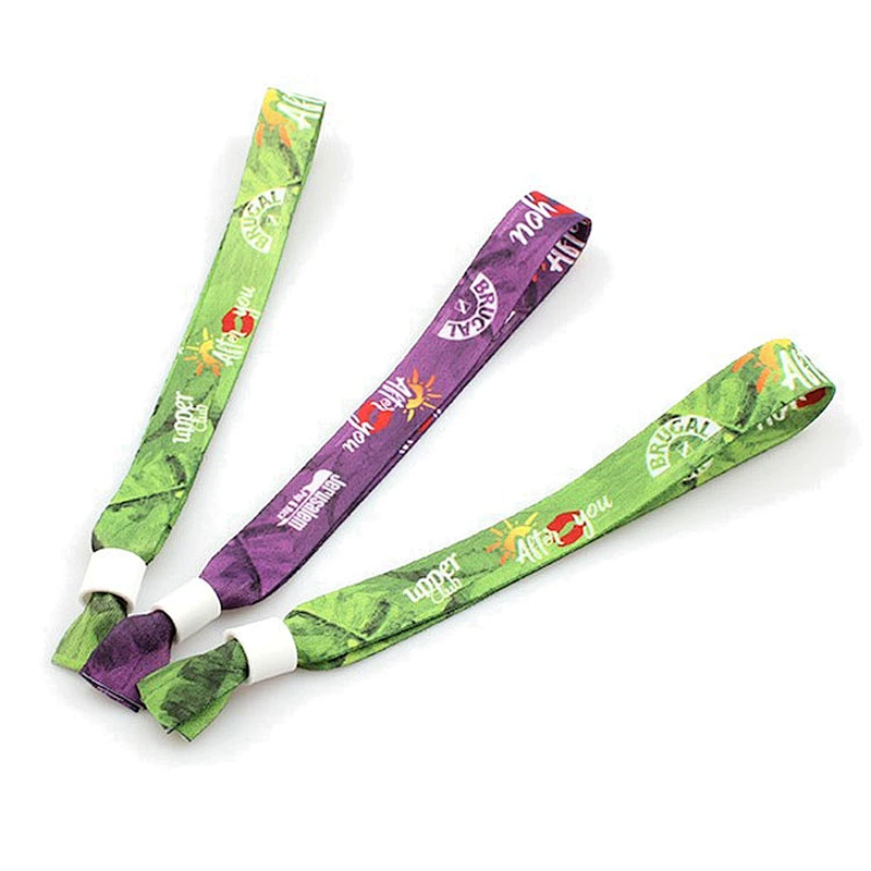 2019 promotional logo custom cotton wristbands with sample free