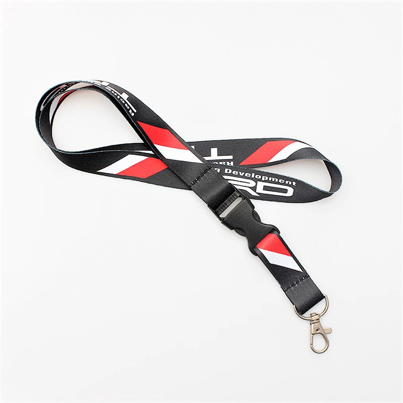 Custom cheap polyester free sample lanyard without printing