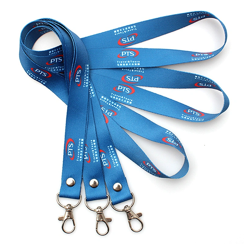 Custom Fashion Polyester Printing Lanyard with Metal Accessories