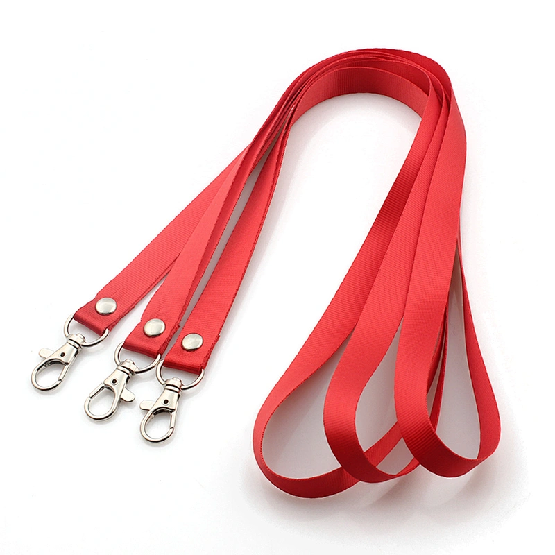 Factory wholesale custom cheap nylon Guangzhou lanyard without printing
