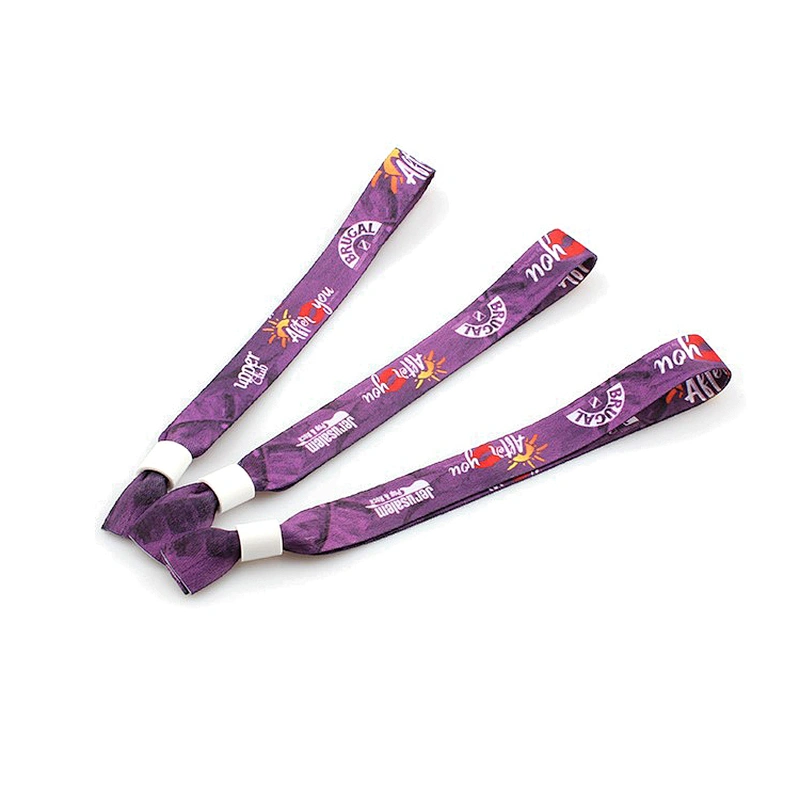 Non removable security printed wristband for festival events