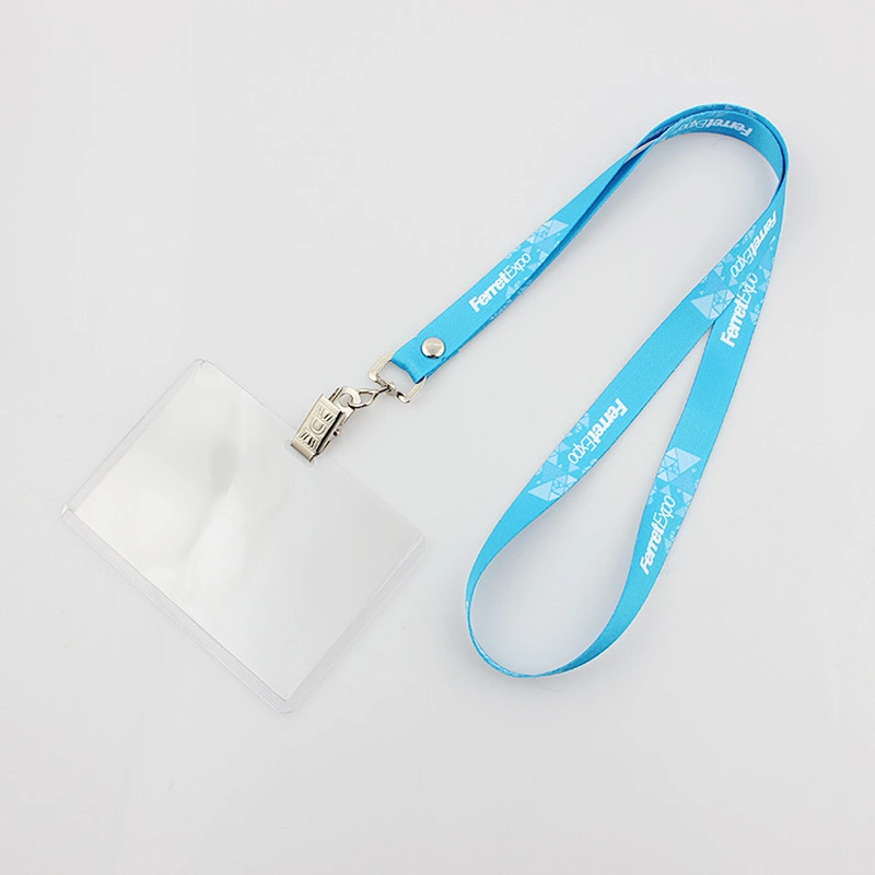 Custom eco friendly rpet lanyard sublimation neck strap for id card holder manufacturer