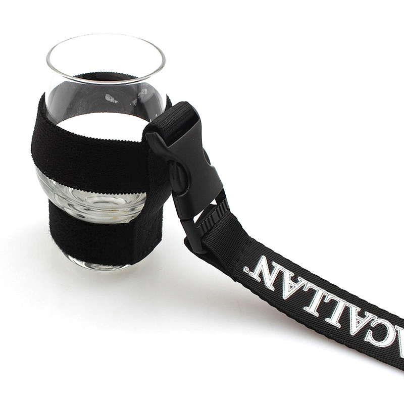 High quality customized logo bottle strap holder lanyard wholesale
