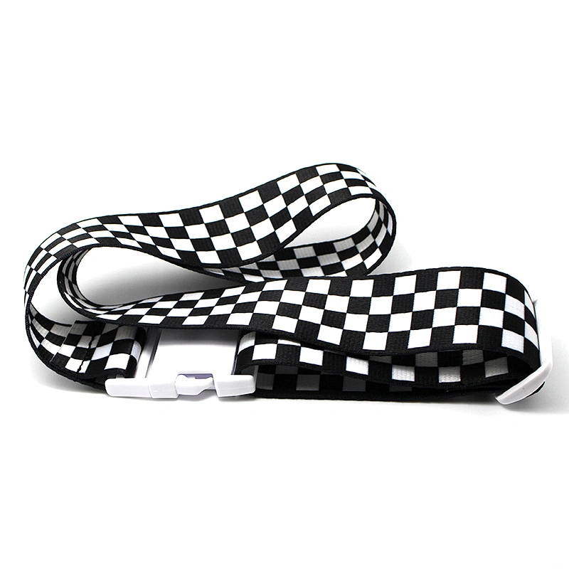 50 mm width polyester sublimation printed luggage belt with removable buckle