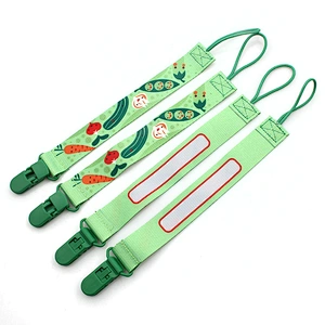Polyester Funny Dummy Nipple Pacifier Holder Clip For Baby