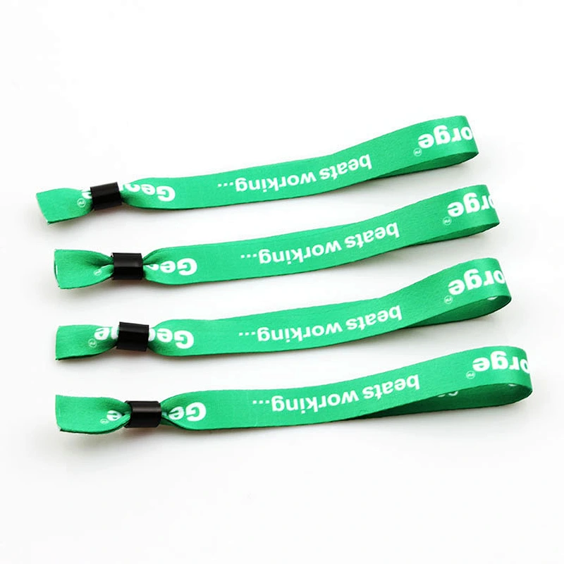 Company or events promotional wristband with high quality sliding closing lock