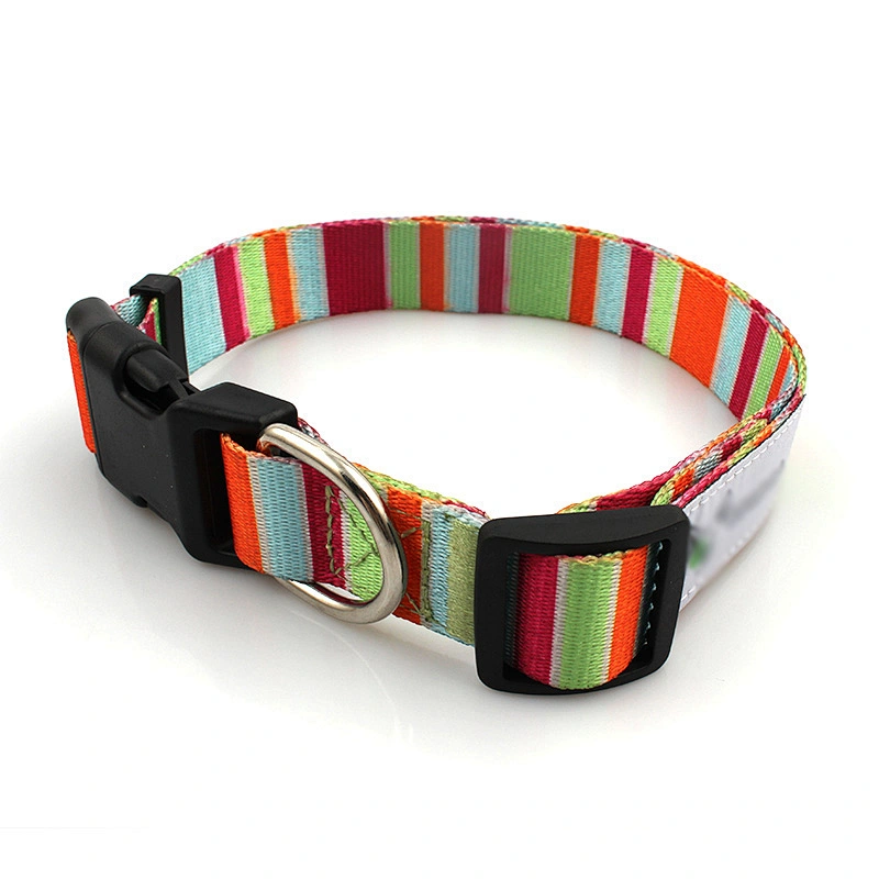 Custom camouflage printed personalized pet collars breakaway buckle