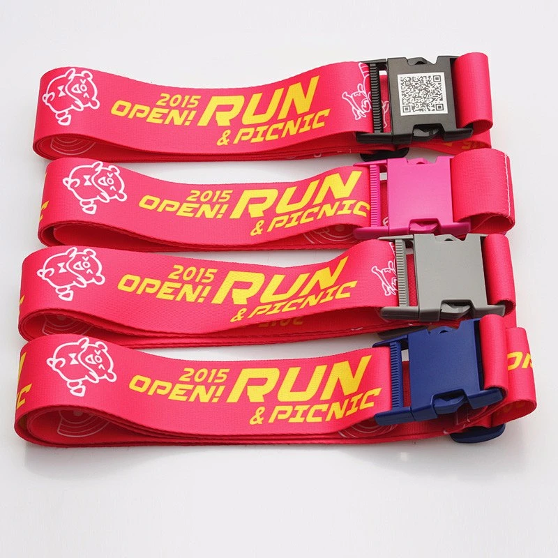Custom new product polyester breakaway luggage strap belt with your logo