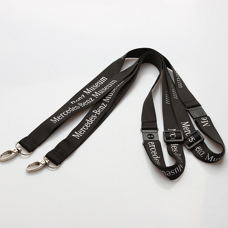 2019 hot sale cheap polyester retractable lanyards printing both side