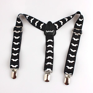 New Fashionable 1 Inch Wide Adult Adjustable Floral Suspenders Flower Braces For Womens Ladies