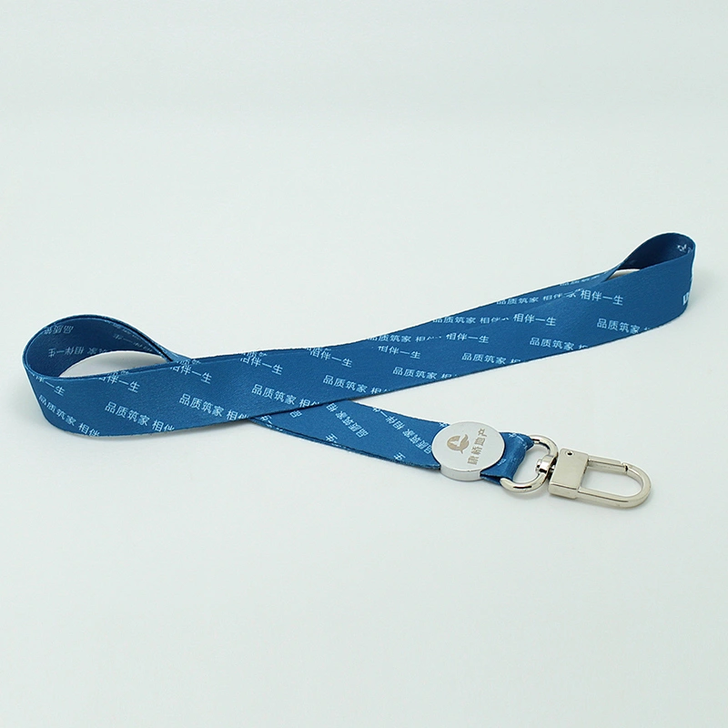 100% polyester fabric professional IBM lanyard with custom color