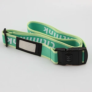 High Strength Polyester Strap Suitcase Luggage Packing Belts With Number Lock