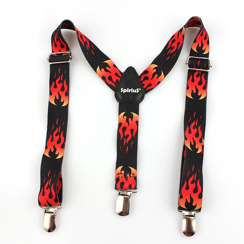 Hot sale custom elastic adjustable Y men suspenders