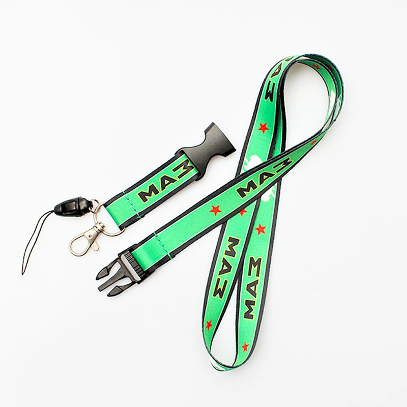 Full color printing custom dye-sublimation fashion lanyard
