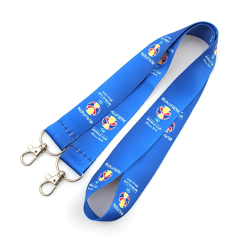 Hot promotional custom design's lanyard with 2 hooks children lanyard
