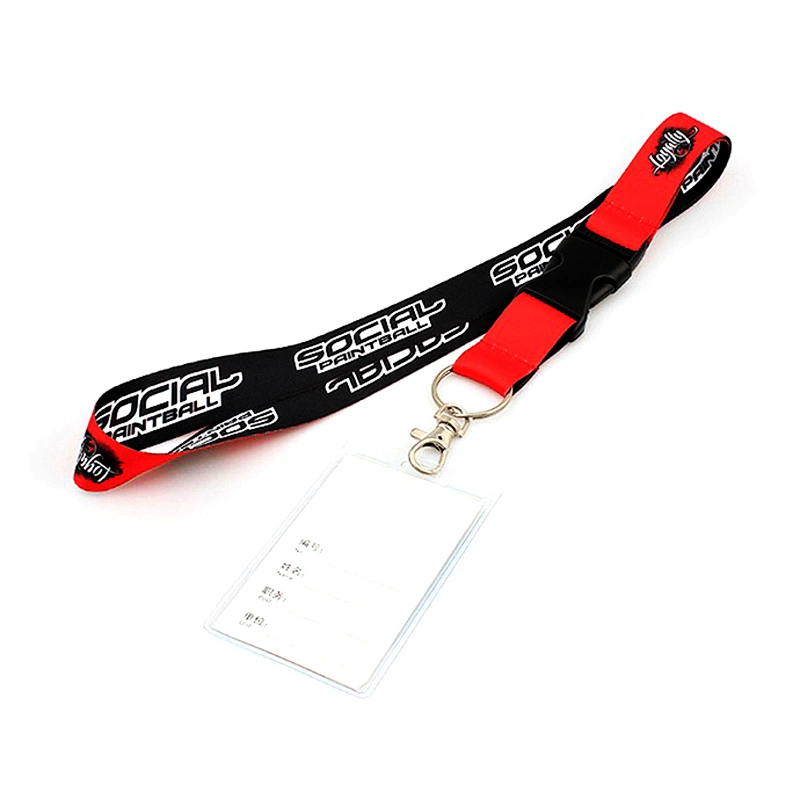 Custom Printing Logo ID Card sublimation Neck Polyester Ribbon Awesome Lanyard