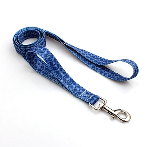 Wholesale custom made double handles dog lead leash