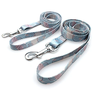 Wholesale sublimation custom paracord dog collar and leash