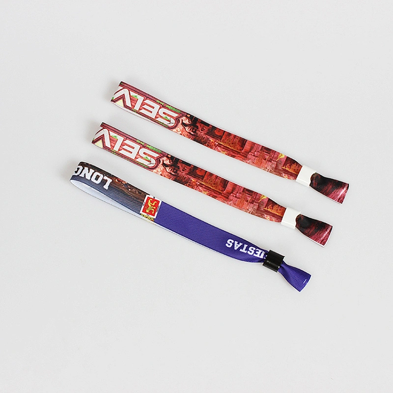 Great quality but low price custom fabric wristbands for festival