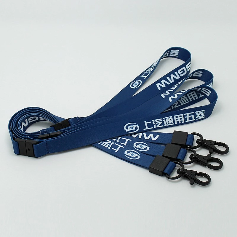 2019 promotional custom printed polyester lanyard snap hook