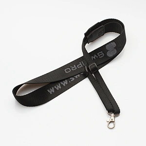 High quality attractive advertising woven print cool camera neck strap