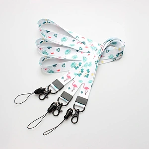 Cheap wholesale custom logo sublimation printed polyester lanyard
