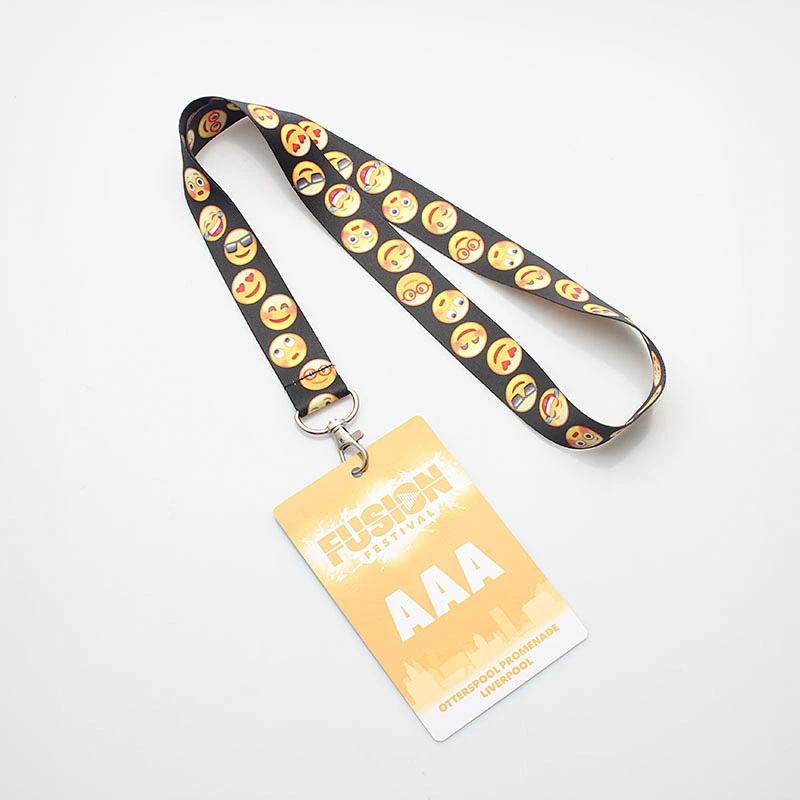 Custom eco friendly rpet lanyard sublimation neck strap for id card holder manufacturer