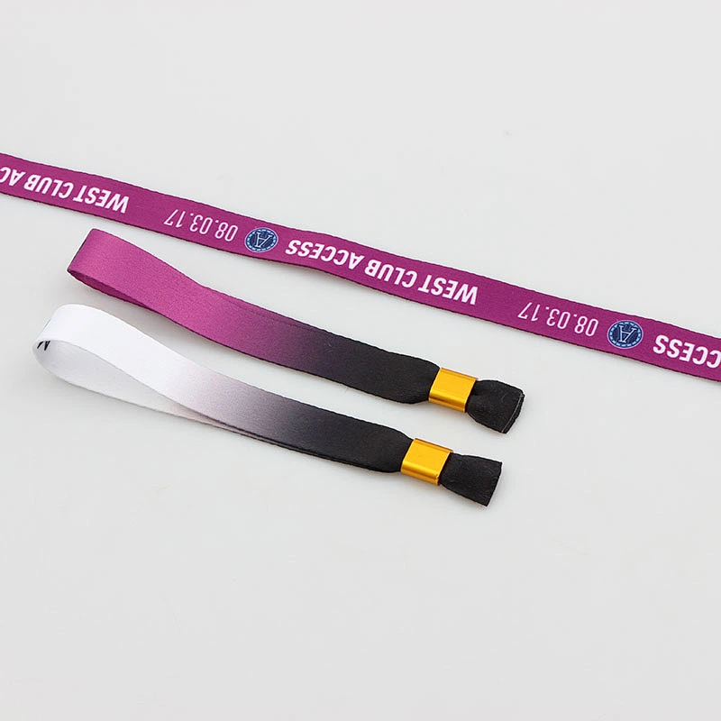Beautiful high quality polyester Wrist Band custom useful wristband wholesale