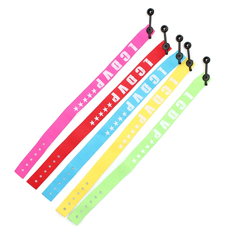 Factory supply custom business gift events woven wristbands