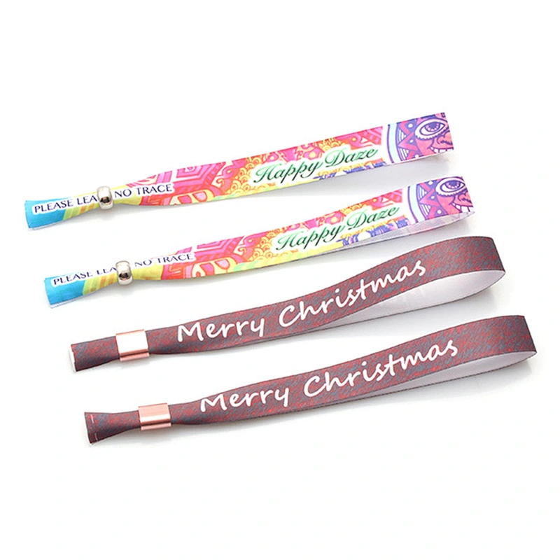 Highest Secure Event Plastic Clip Ribbon Personalized Wristband